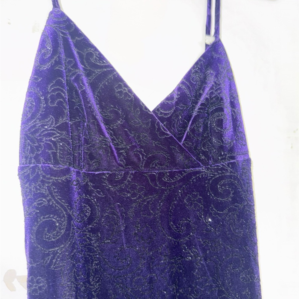 La Belle Deep Purple Vintage 90’s Prom Formal Dress